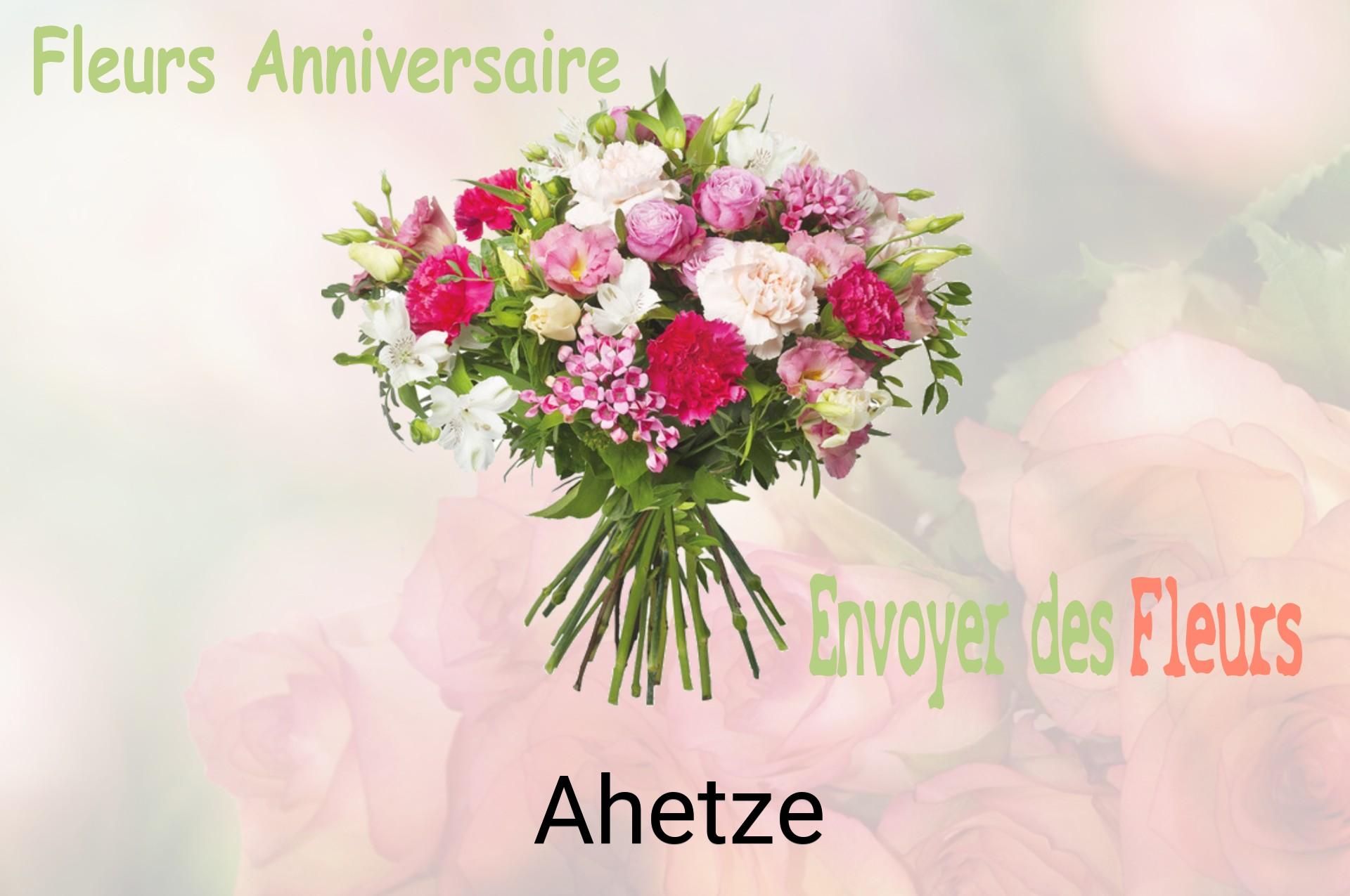 Bouquet de fleurs d’anniversaire livré à Ahetze
